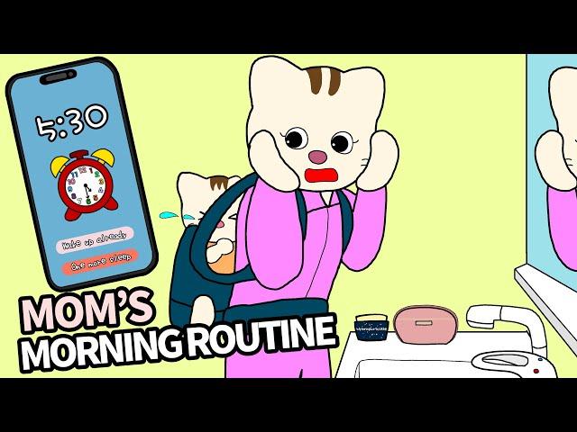 Picture Book Anime Read  Aloud:Mom's  Morning  Routine