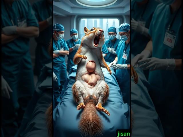 squirrels surgery in morden hospital #squirrels #animalsrescue #humanity #wildliferescue #wildlife