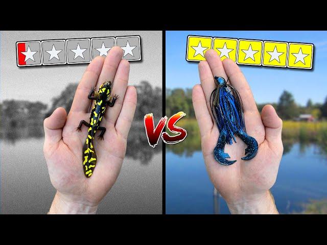 WORST LURES vs BEST LURES Bass Fishing Challenge! (INSANE)