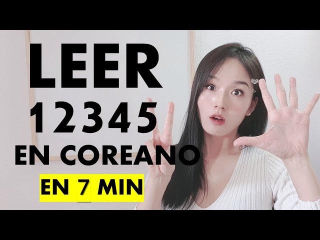 NÚMEROS EN COREANO FÁCIL Y RAPIDO (SISTEMA SINO COREANO)