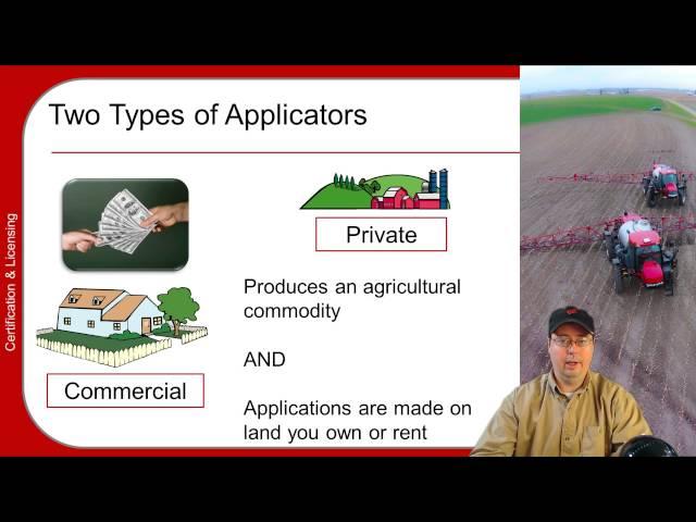 Pesticide Applicator Training Basics, part 1/5