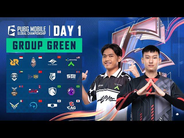 [EN] 2024 PMGC League | Group Green Day 1 | PUBG MOBILE Global Championship