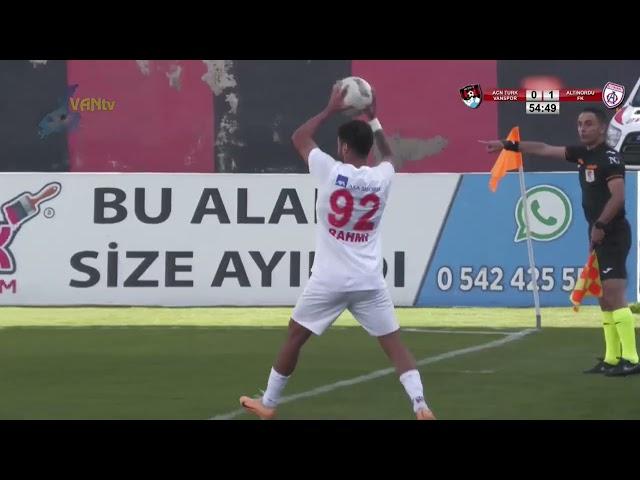 ACN TURK VANSPOR - ALTINORDU FK. MAÇ ÖZETİ 14-04-2024