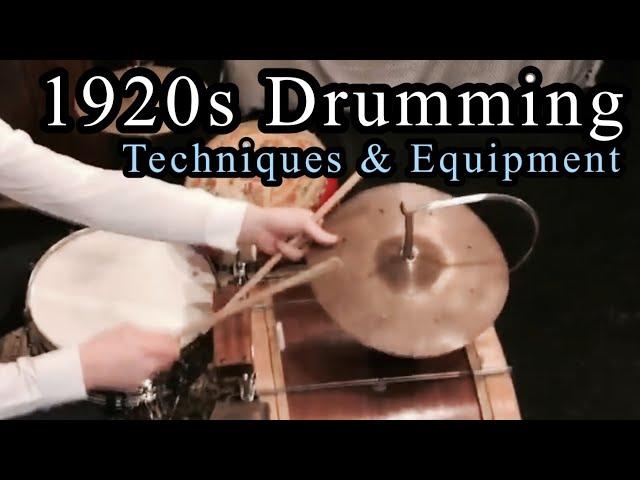 How to play drums in the 1920s style - Early Jazz Drum Lesson