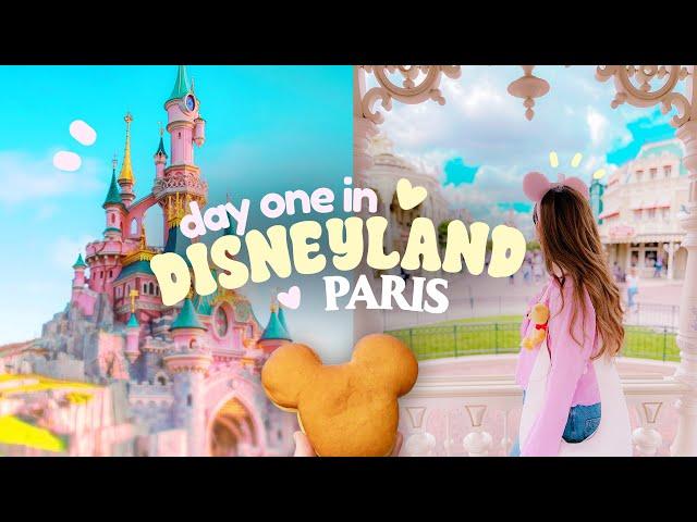 OUR FIRST DAY IN DISNEYLAND PARIS   First Impressions of the Luxury Hotel, Delicious Foods & Rides