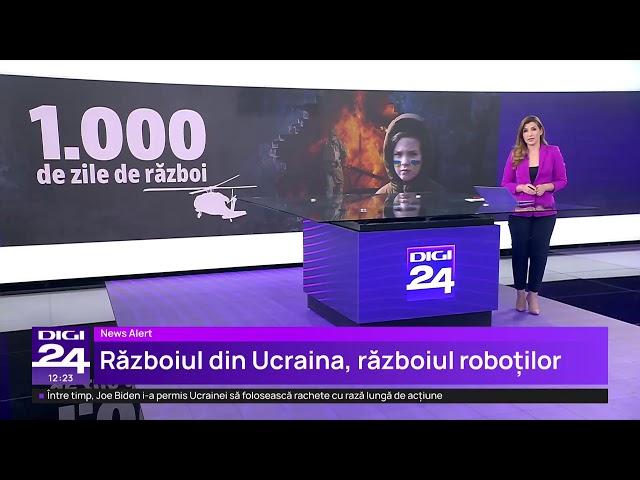 Știrile Digi24 de la ora 12  – 19 noiembrie 2024