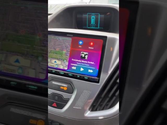 Loving this Ford Transit Custom with Wireless CarPlay, Android Auto KENWOOD DMX8021DABS #fordtransit