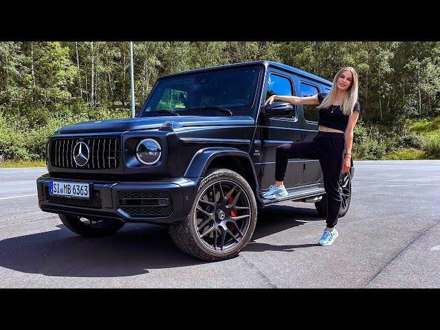 Sophia Calate drives AMG G63