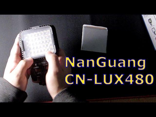 NanGuang CN-LUX480 Cheap video LED Unboxing and Quick test!!