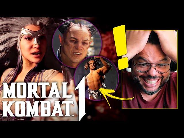 MORTAL KOMBAT 1 - MOTARO, SINDEL E SHÃO KHAN CONFIRMADO [ REACT ]