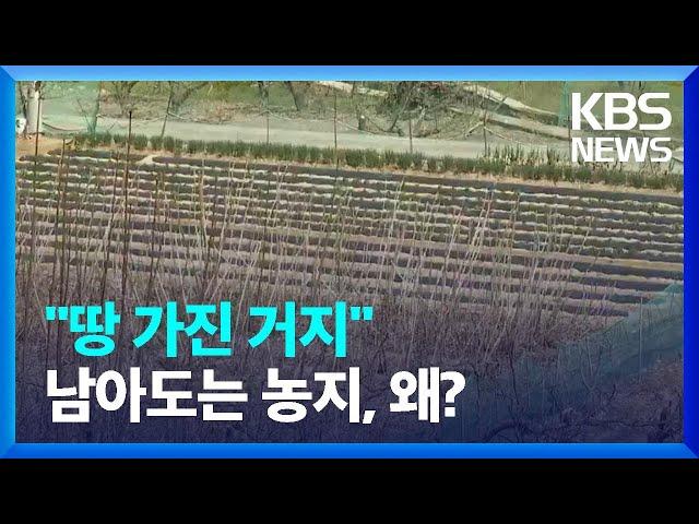 농지법 후폭풍…“농지 살 사람 없어요” / KBS  2023.04.16.