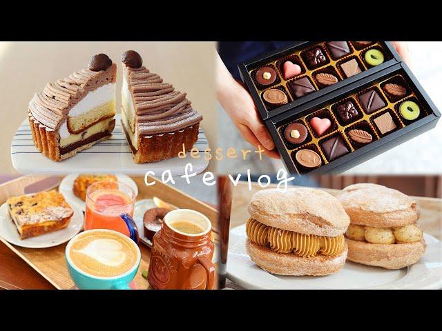 Sweet Journey | Making Dessert, Working at Café, Grocery Shopping Café Vlog(∗ᴗ∗)