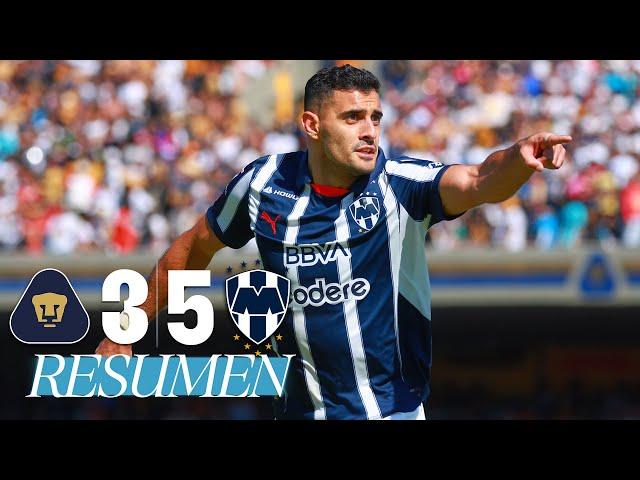 PUMAS 3-5 MONTERREY 4tos de Final Vuelta | Partidazo y RAYADOS a Semifinales