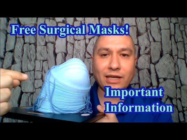 How To Get Free Face Mask Surgical Mask from Pete Gustis