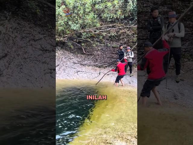 Menguji Dalamnya Palung Air Terjun‼️