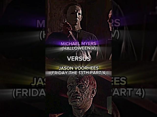 Michael Myers (All Versions) vs Jason Voorhees (All Versions) | Battle #michaelmyers #shanewalsh