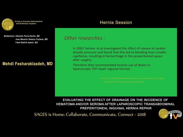 Evaluating the effect of drainage on the incidence of hematoma/seroma