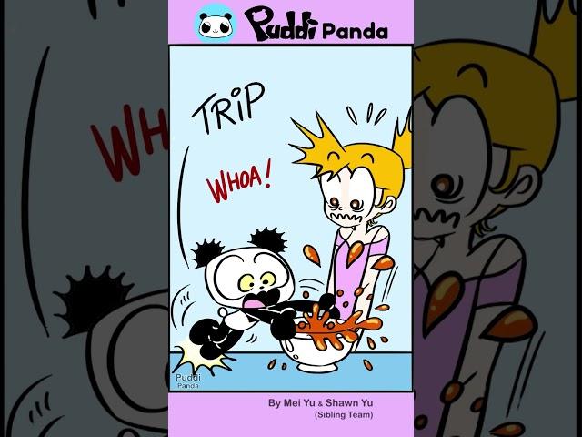 What Fell In the Soup?  | Puddi Panda #funnycomics #comics #puddipanda