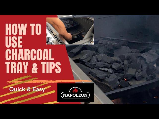 How to use Napoleon Charcoal tray ⎜Tips how to take care of your grill Burner