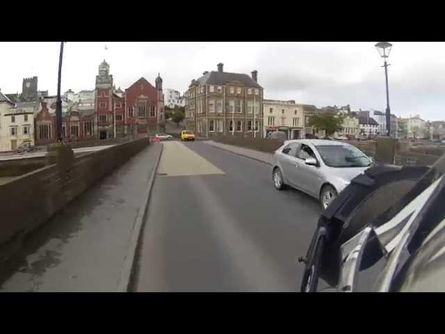 Limping Along Bideford Long Bridge and Quay