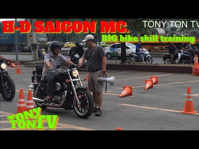 TONY TON TV | Big Bike Skill Training with Harley-Davidson & H-D Saigon MC. by Road Team