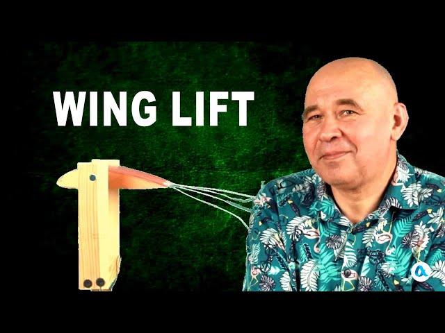 Airplane wing lift