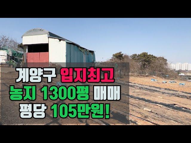 농가창고 있는 입지최고 토지매매 농지매매 / 평당105만원