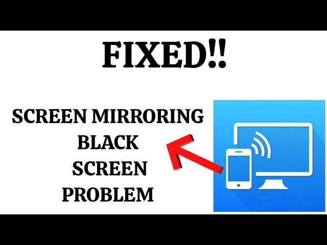 Fix  "Screen mirroring" App black screen Issue |GBMTECH