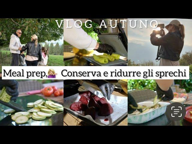 MEAL PREP ? VLOG Autunno , ridurre gli sprechi| Prova la mia organizzazione versatile per l'inverno