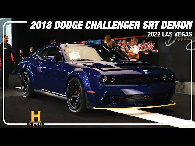 SOLD! 2018 Dodge Challenger SRT Demon- Hoovies Garage - BARRETT-JACKSON 2022 LAS VEGAS