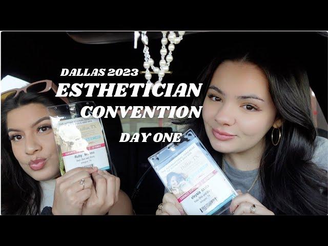 DALLAS ESTHETICIAN CONVENTION 2023 Day one: SOLO ESTHETICIAN VLOG