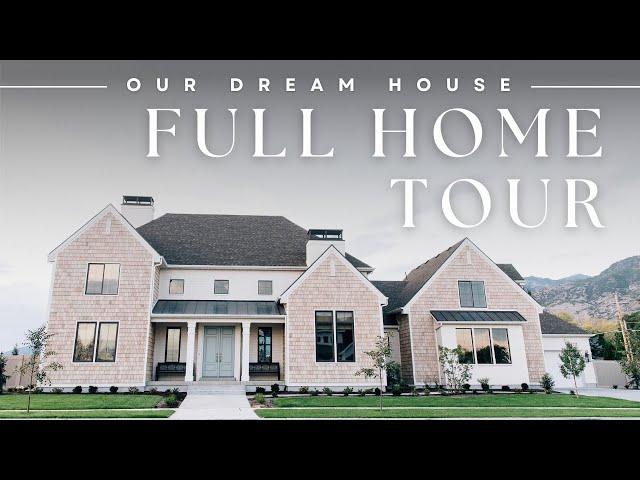 Full HOUSE TOUR!! Our Dream Home Build...Fully DECORATED!!