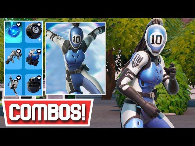 *NEW* BEST 10-BALL SKIN COMBOS! | Fortnite