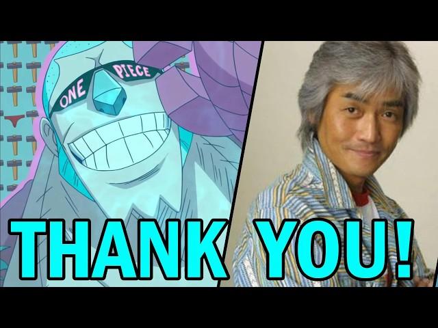 Franky's Voice Actor Steps Down - Thank You Kazuki Yao!