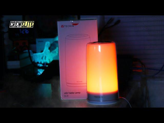 Teckin: DL31 Color-Changing RGBCW LED Table Lamp | The Best RGB Nightstand/Bedside Lamp [REVIEW]