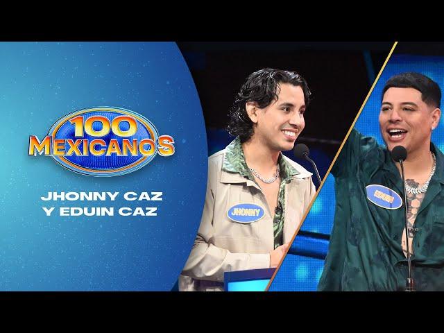 ¡Nos pusimos 'firmes' en 100 Mexicanos con Eduin Caz y Jhonny Caz! | 100 Mexicanos