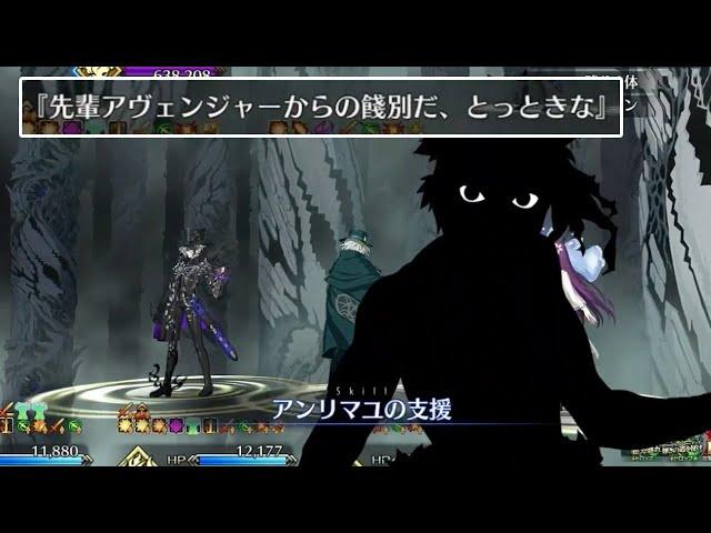 【FGO】アヴェンジャークラスの原点、アンリマユからのサポート演出