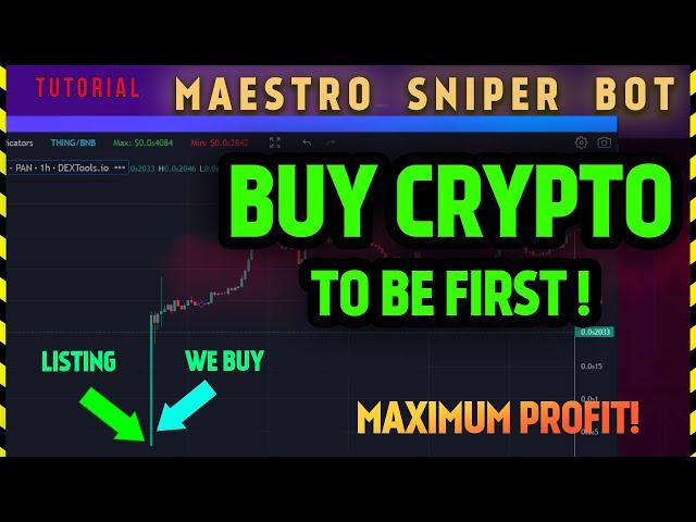 Maestro sniper bot tutorial  best crypto to buy now first