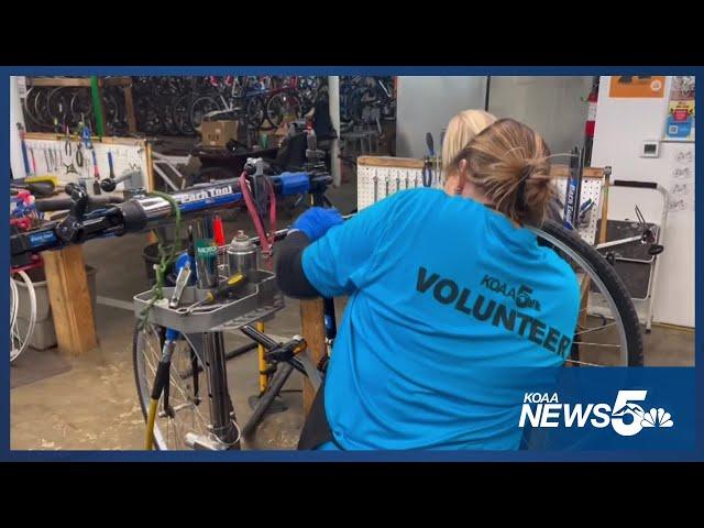 News5 volunteered with Kids on Bikes to strip down donated bikes at the Pedal Station