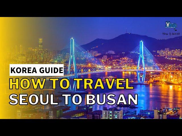 Take KTX Train from Seoul to Busan! How To Get Train Tickets & More!