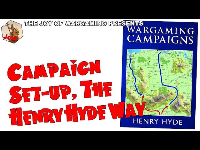 Hyde Campaign: Laying the Groundwork