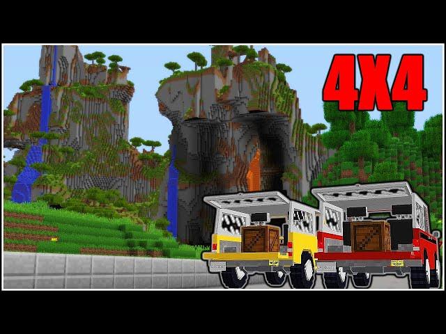 OFF-ROADING Up A MASSIVE Mountain! | Minecraft | City Server 117 |