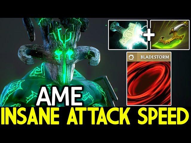 AME [Juggernaut] Insane Attack Speed with Mjollnir + Swift Blink Meta Build Dota 2