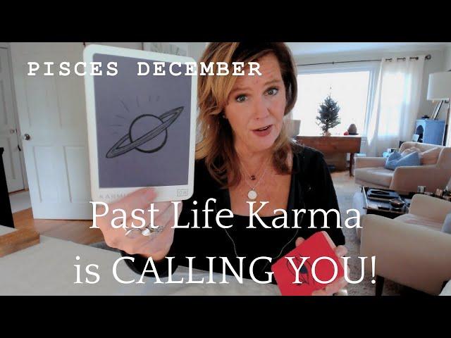 PISCES : Past Life KARMA Comes Calling | December 2024 Zodiac Tarot Reading