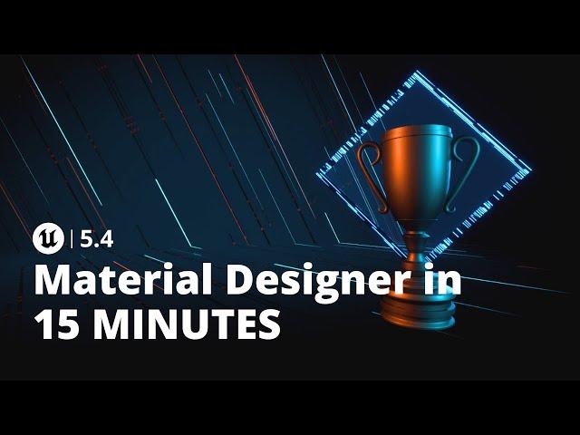 Unreal Engine 5.4: Learn NEW Material Designer in 15 Minutes Using the Motion Design Tool!