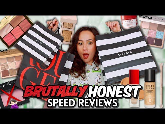 21 SEPHORA SPEED REVIEWS! WHAT I BOUGHT AT THE SEPHORA SALE HITS & MISSES