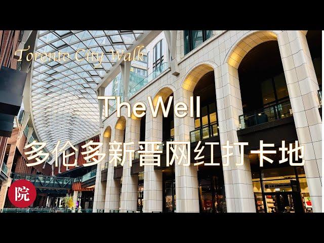 【彬彬有院】行 • 1137 多伦多City Walk,集吃喝玩乐为一体的新晋市中心网红打卡地------The Well//Toronto City walk, The Well