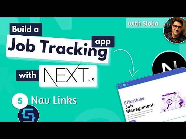 Build a Job Tracking App with Next.js #5 Nav Links