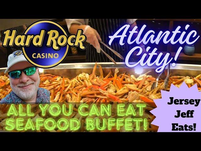  Jersey Jeff Eats | Hard Rock All You Can Eat SEAFOOD Buffet Atlantic City! HUGE MEAL! Join Me!