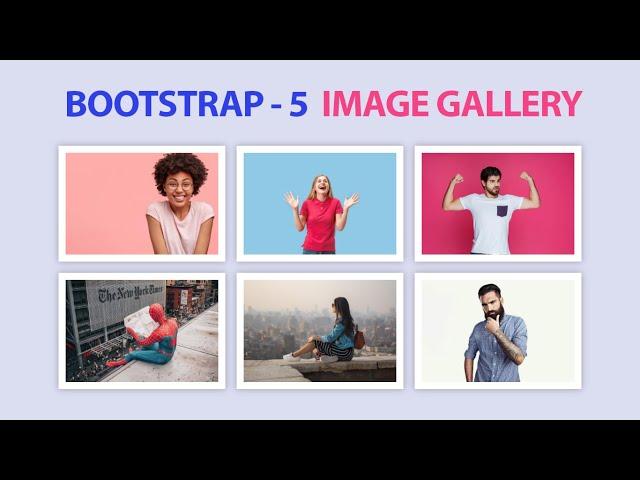 Bootstrap 5 Image Gallery with modal | Responsive